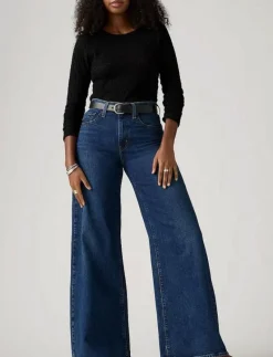 728 HR WIDE LEG WOODSTOCK WIDE - Vida byxor