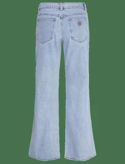 99 LOW BAGGY FLARE GIGI MID BLUE - Utsvängda jeans