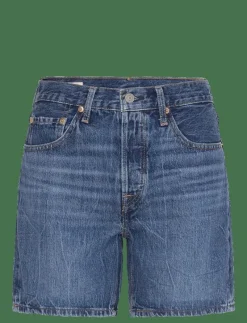 501 MID THIGH SHORT BLUE BEAUT - Jeansshorts
