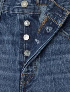 501 MID THIGH SHORT BLUE BEAUT - Jeansshorts