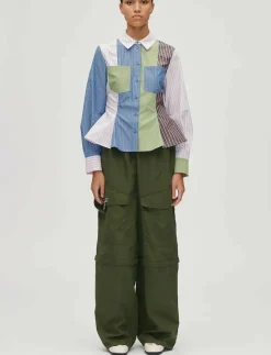 2405 Multi-Stripe Shirting, Pocket - Långärmade