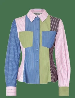 2405 Multi-Stripe Shirting, Pocket - Långärmade