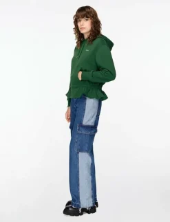 2430 Terry, Cinched Waist Sweatshir - Huvtröjor