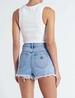 A HIGH RELAXED SHORT ESMERALDA - Jeansshorts