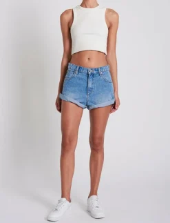 A SLOUCH SHORT GEORGIA GEORGIA - Jeansshorts
