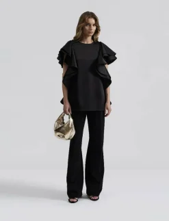 Ada Frill Oversized blouse - Kortärmade blusar