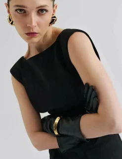 Adelina High Neck Mini Dress - Korta klänningar