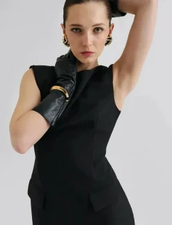 Adelina High Neck Mini Dress - Korta klänningar