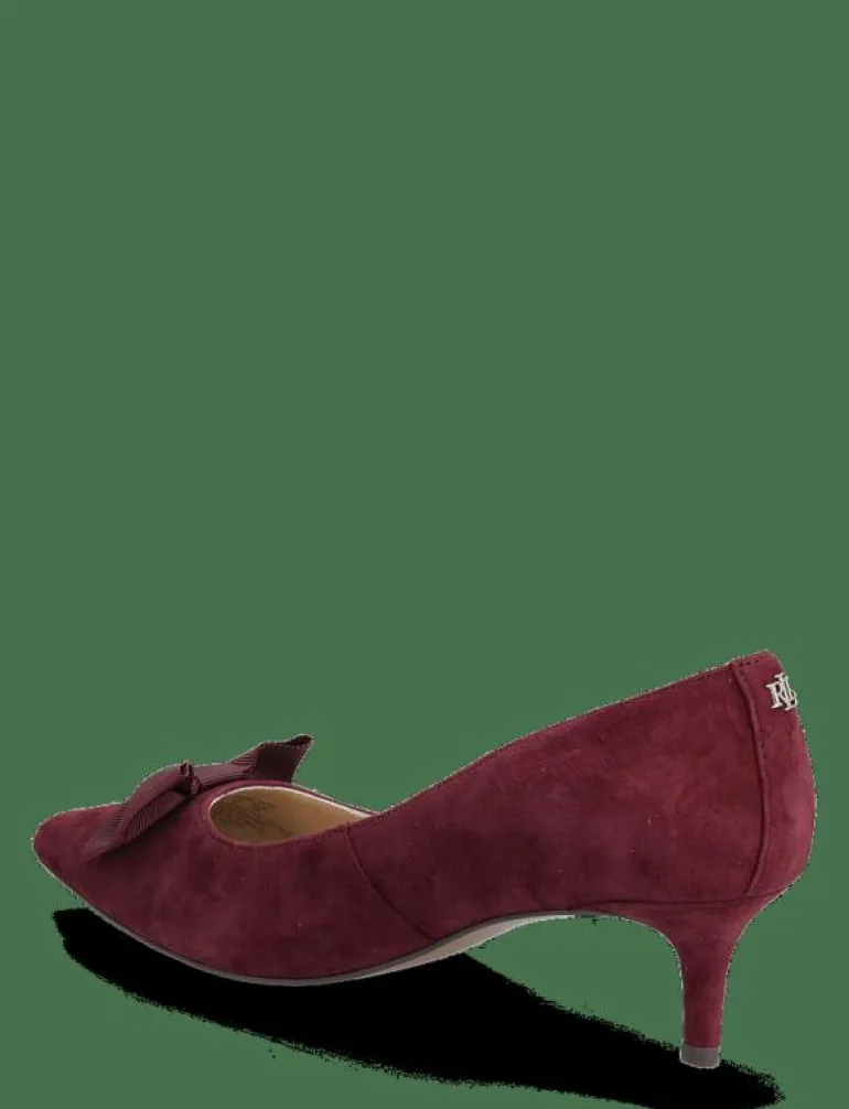 Adrienne Bow-Trim Suede Pump - Klassiska pumps