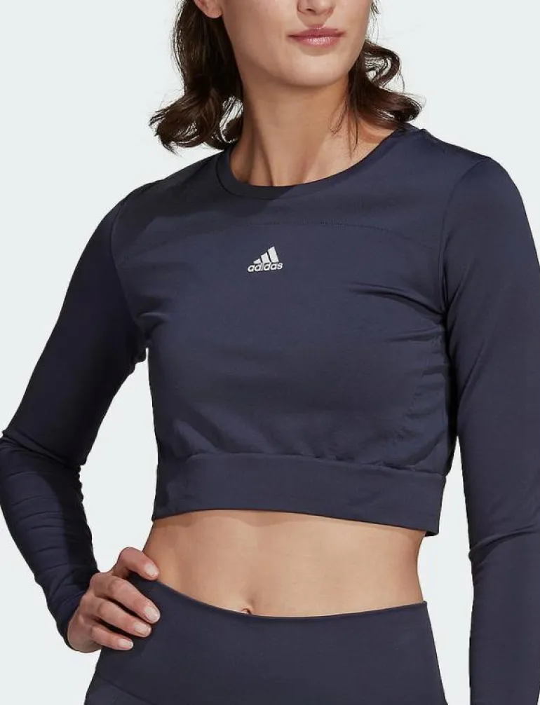 AEROKNIT Seamless Fitted Cropped Tee W - Crop tops