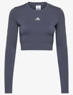 AEROKNIT Seamless Fitted Cropped Tee W - Crop tops