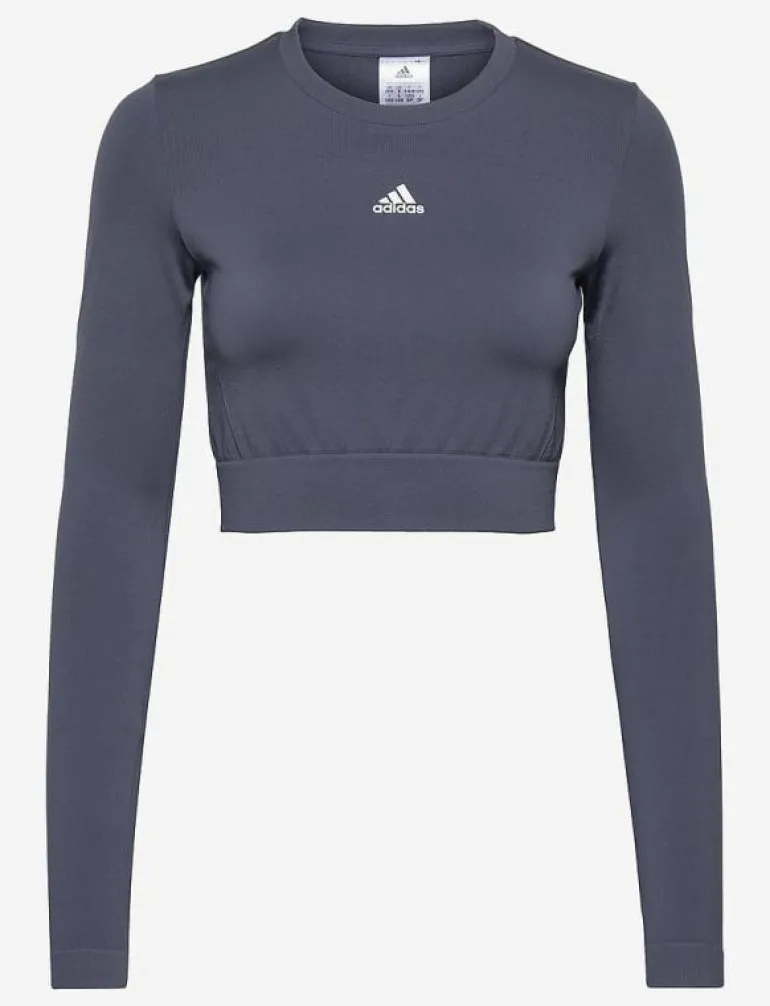 AEROKNIT Seamless Fitted Cropped Tee W - Crop tops