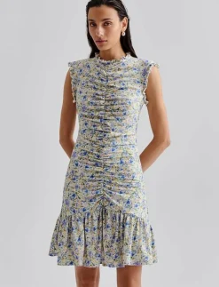 Agnes draped jersey mini dress - Korta klänningar