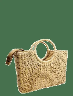 Agnes Straw Bag Natur - Strandväskor