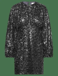 Alexandra balloon sleeve sequin mini dress - Korta klänningar
