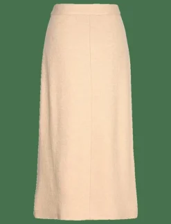 Alina front slit boucle midi skirt - Midi kjolar