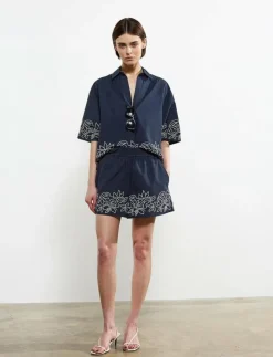 ALISSA COTTON SHORTS - Casual shorts