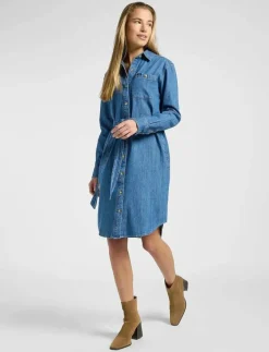 ALL PURPOSE SHIRT DRESS - Midiklänningar