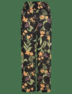 ALONG THE BEACH PRINTED - Casual byxor