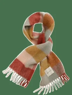 ALPACA WOOL CHECK SCARF - Halsdukar