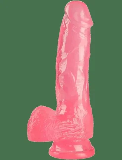 baseks Jellies Realistic Jelly Dildo with Suction Cup 18 cm - Beauty