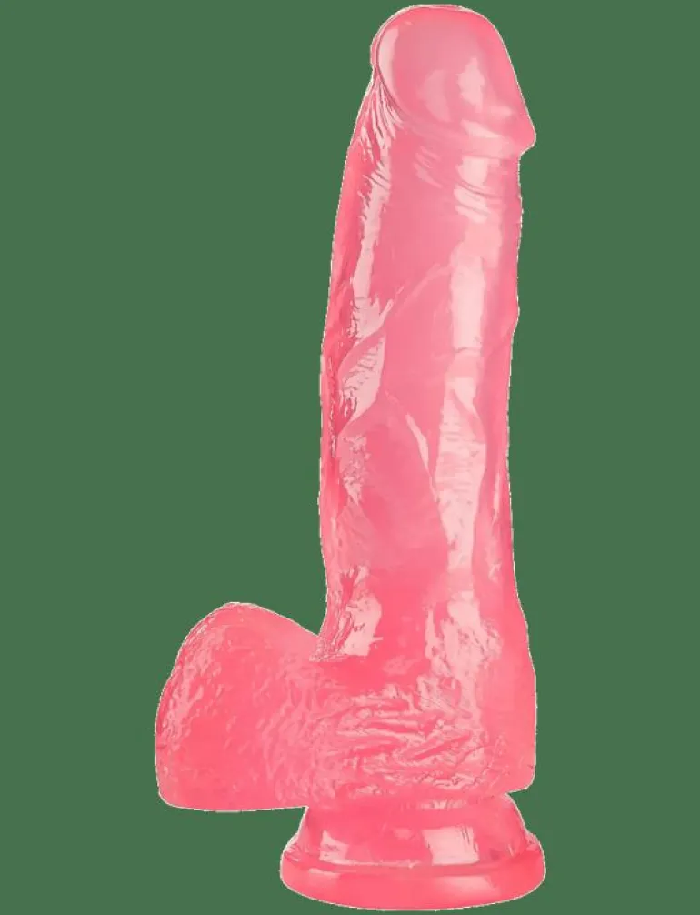 baseks Jellies Realistic Jelly Dildo with Suction Cup 18 cm - Beauty