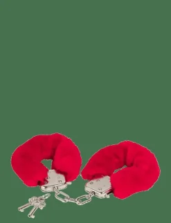 baseks Plush Handcuffs Red - Beauty