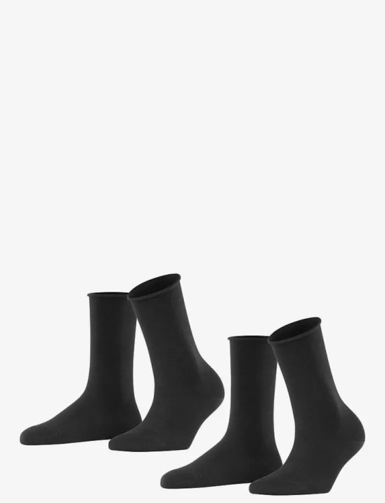 Basic Pure 2-Pack sustainable uni coloured - Sockor