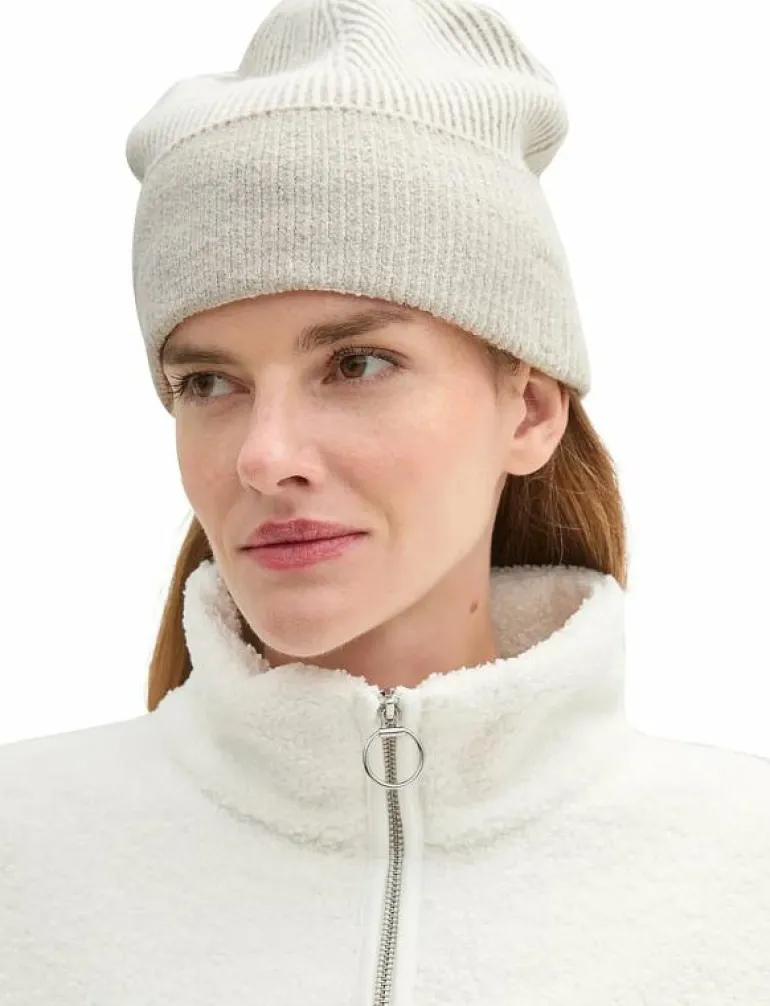 beanie plaited colorblock - Mössor