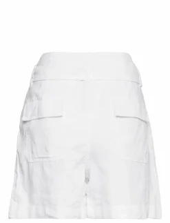 Belted Linen Short - paper bag shorts
