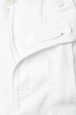 Belted Linen Short - paper bag shorts