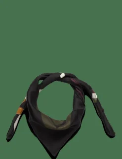 Belting-Print Silk Square Scarf - Sjalar