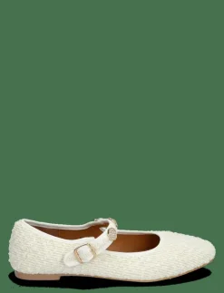 BIALILJA Trimmed Mary Jane Textile - Ballerinas