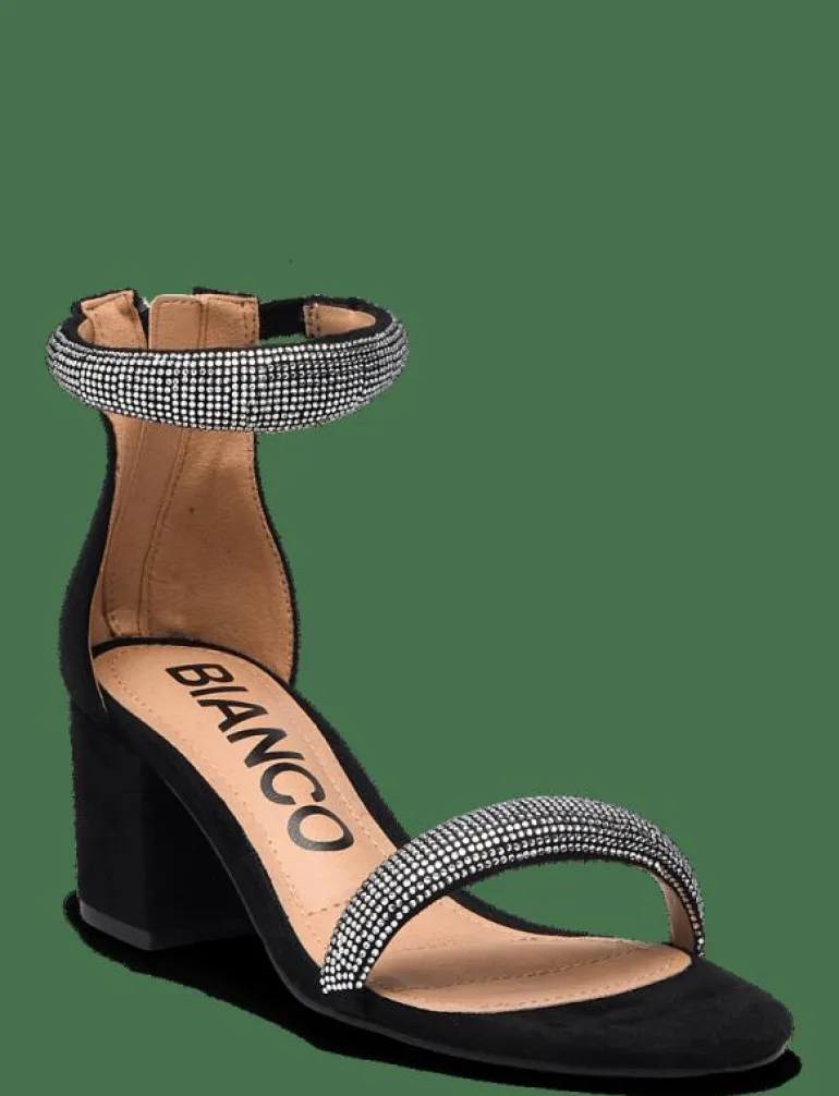 BIALISBON Sandal Rhinestone Faux Suede - Sandaler