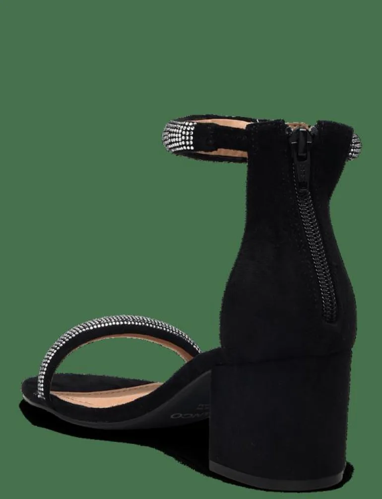 BIALISBON Sandal Rhinestone Faux Suede - Sandaler