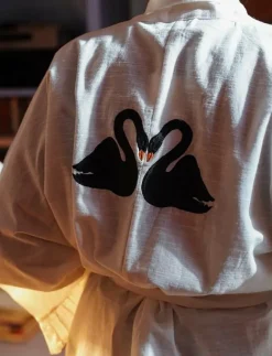 Black Swan Kimono - Kimonos