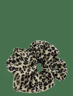 Bonny Scrunchy Leo Beige - Hårsnoddar