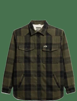 BORG CHECK OVERSHIRT - Tunna jackor