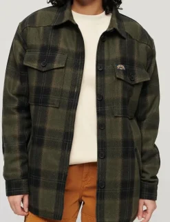 BORG CHECK OVERSHIRT - Tunna jackor
