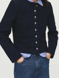 Bouclé jacket with jewel buttons - Bouclés