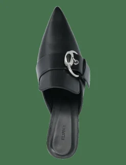 Buckle Kitten Mule - Mules med klack