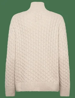 CABLE KNIT MOCK NECK - Polotröjor