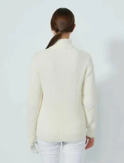 Cable LS Pullover lined - Stickat