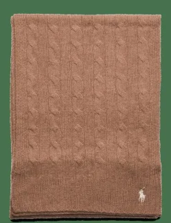 Cable-Knit Wool-Cashmere Scarf - Halsdukar