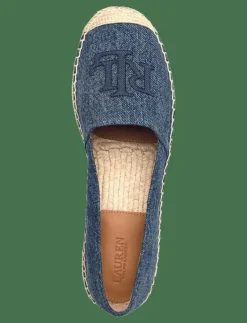 Cameryn Washed Denim Espadrille - Platta espadriller