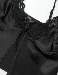 CAMI SATIN LACE MYA - Överdelar