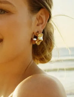 Cane Hoops Multi L Gold - Hoops