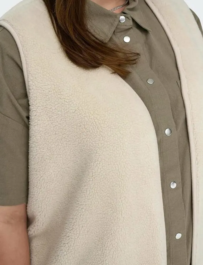 CARBELISA TEDDY WAISTCOAT JRS - Stickade västar