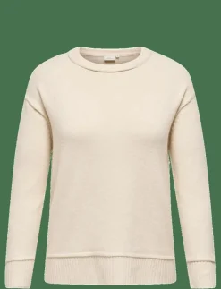 CARHAZEL LIFE LS DETAIL O-NECK BF KNT - Sweatshirts