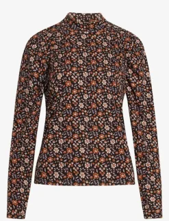 Cecilia Print Blouse - Långärmade blusar